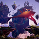 a whale floats through the sky in planet alpha